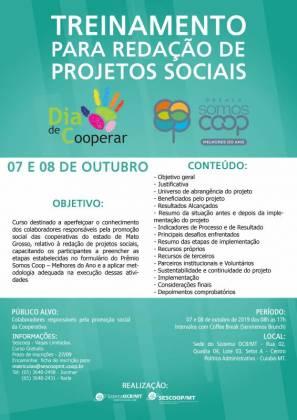 Treinamento para Redação de Projetos Sociais