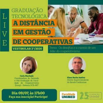 Coordenadora do I.COOP participa de live da Faculdade Unimed