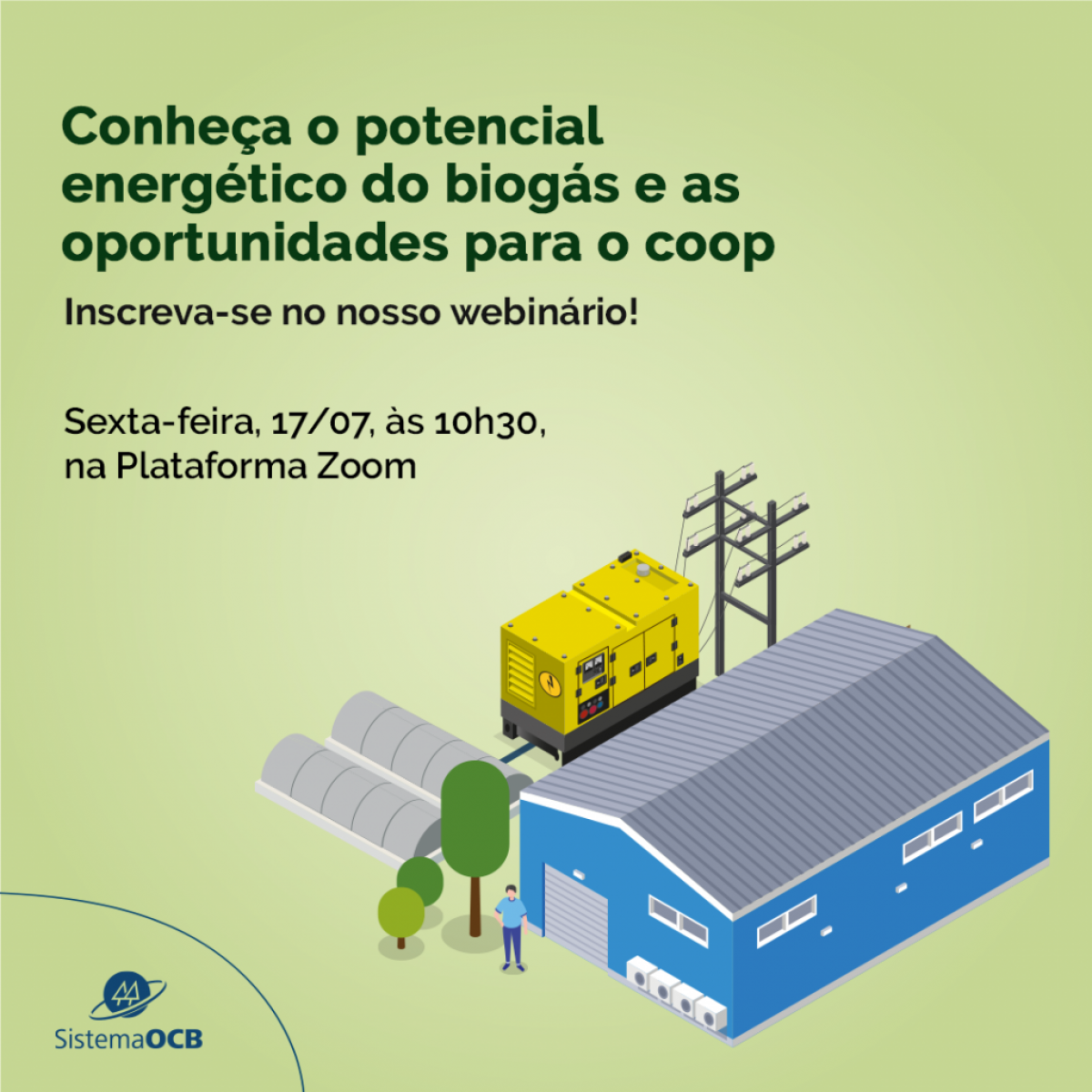 Biogás pode fortalecer o cooperativismo no Brasil