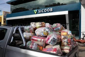 Sicoob União MT/MS distribui 4,5 toneladas de produtos 