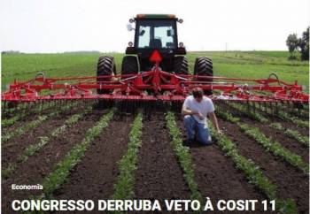 Congresso derruba veto à Cosit 11