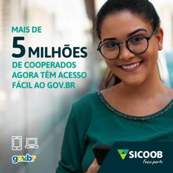 Sicoob é a primeira instituição financeira cooperativa integrada ao gov.br