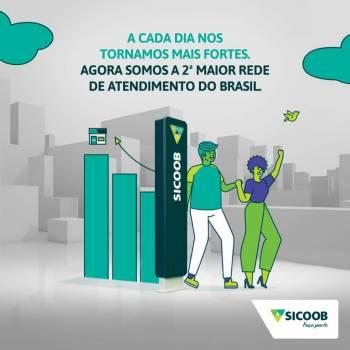 Sicoob é a 2ª maior rede de atendimento financeiro do Brasil