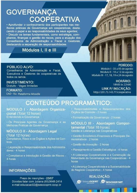 Curso Governança Cooperativa