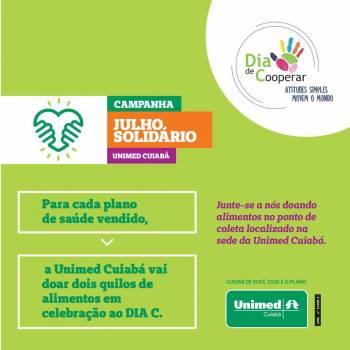 Arrecadar alimentos é uma forma de celebrar o Cooperativismo