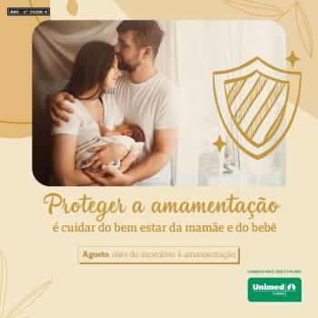 Agosto Dourado: a amamentação é uma responsabilidade compartilhada