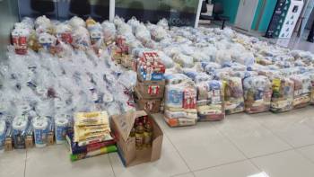 Sicoob União MT/MS encerra campanha com 11 toneladas de alimentos arrecadados
