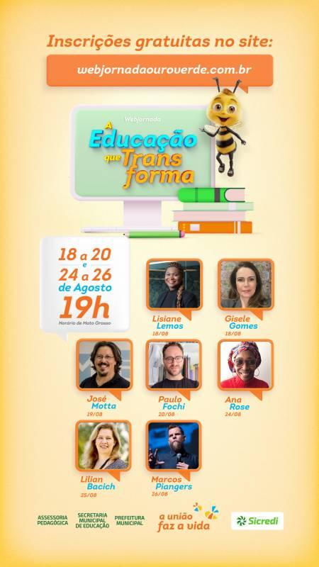 Sicredi Ouro Verde e parceiros realizam jornada on-line para discutir educação 