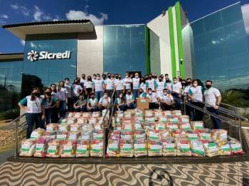 Dia de Cooperar: Sicredi arrecada cerca de 750 toneladas de alimentos e beneficia