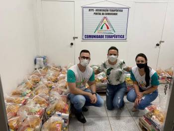 Unicred MT entrega 1,4 tonelada de alimentos para instituições de Lucas do Rio Verde