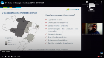 Parlamentares incentivam coops na mineração do país