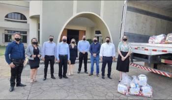 Cáritas Diocesana de Sinop recebe 1,7 tonelada de alimentos da Unicred MT
