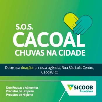 Campanha SOS Cacoal fomenta a solidariedade em prol das vítimas das enchentes