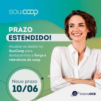 Prazo para atualização dos dados do Sou.Coop foi prorrogado