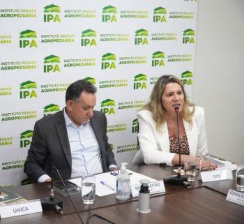 O presidente do IPA, Nilson Leitão, e a vice-presidente, Tania Zanella, foram reeleitos