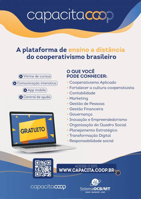 Cresce 245% o acesso das cooperativas de MT no CapacitaCoop