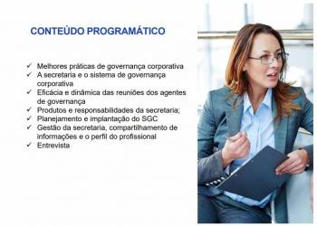 Curso Área de Governança: como estruturar e gerar valor à organização